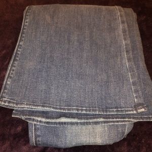 American Eagle large bell flair jeans